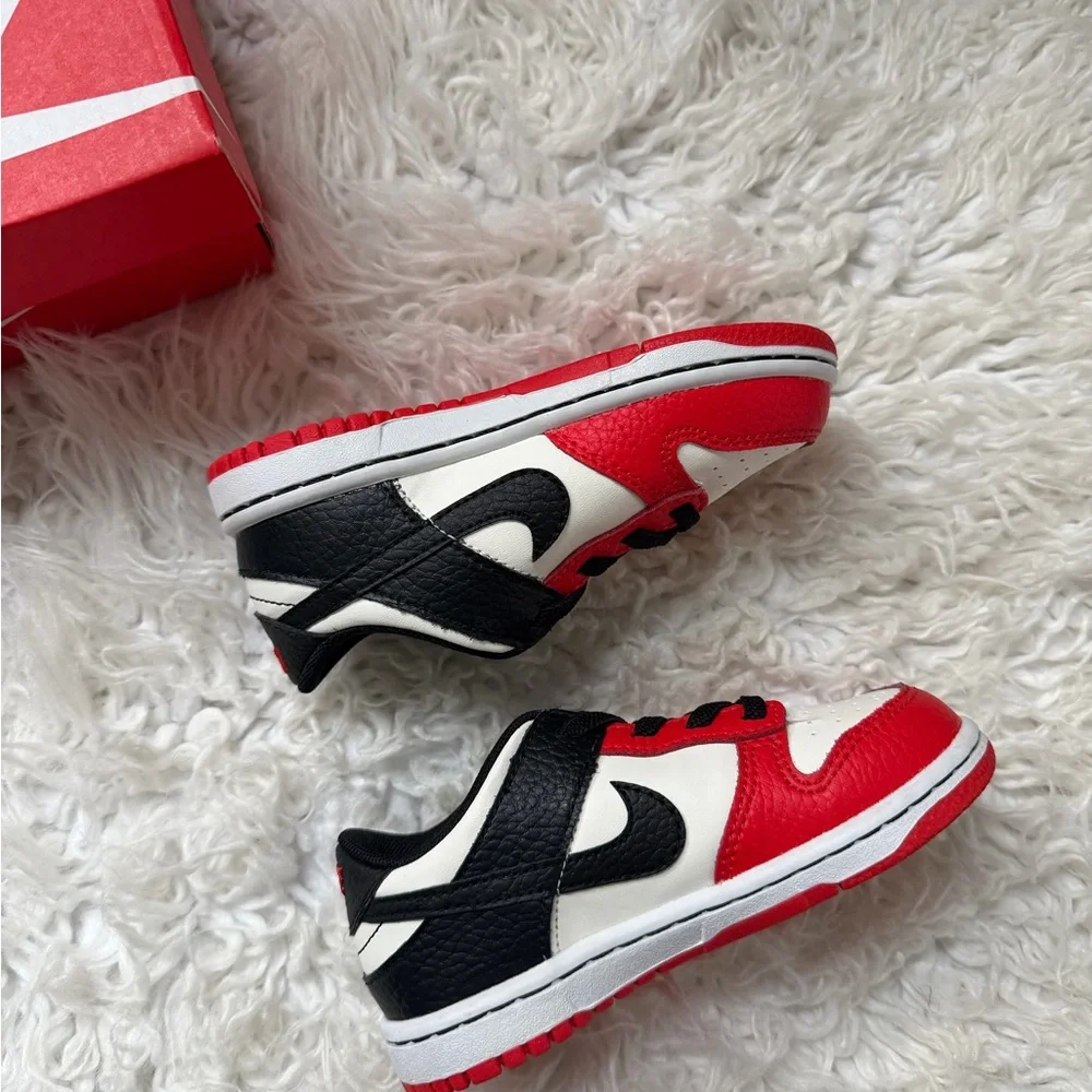 Nike Kids' Red, White & Black Low-Top Sneakers